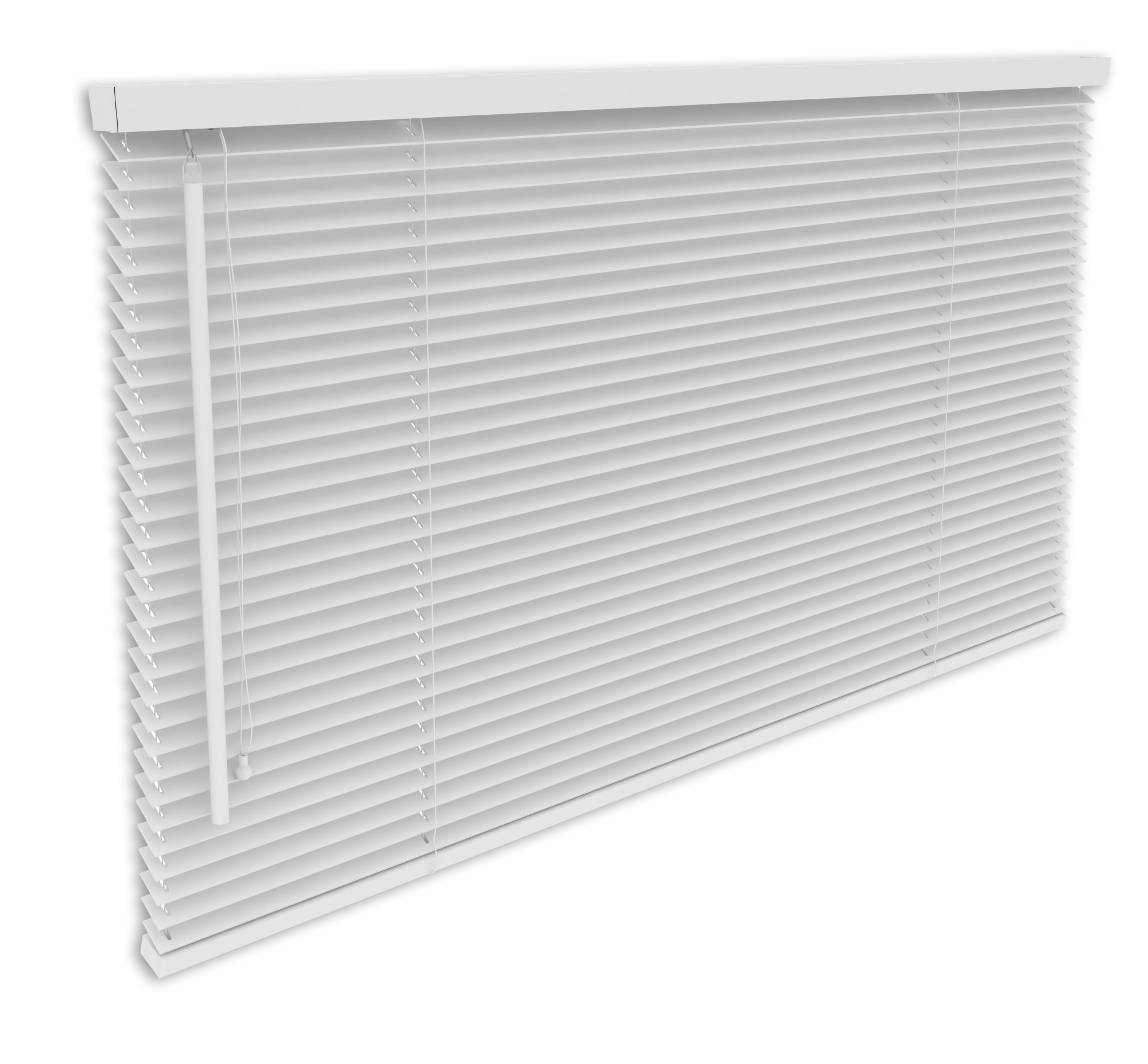 Żaluzja drewniana biała 25 mm lamela