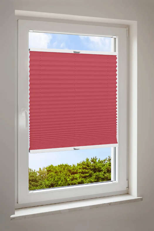 Plissee Cosiflor® VS2 czerwone tkaniny