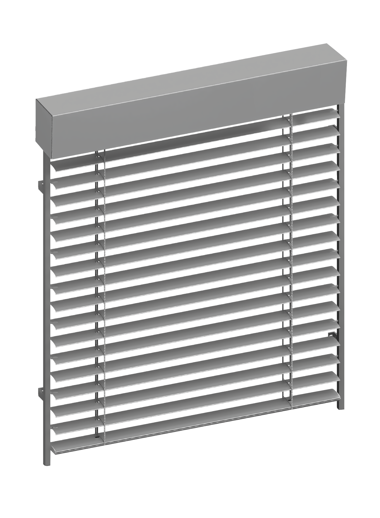 Żaluzja zewnętrzna C65 Srebrnoszary | RAL9007