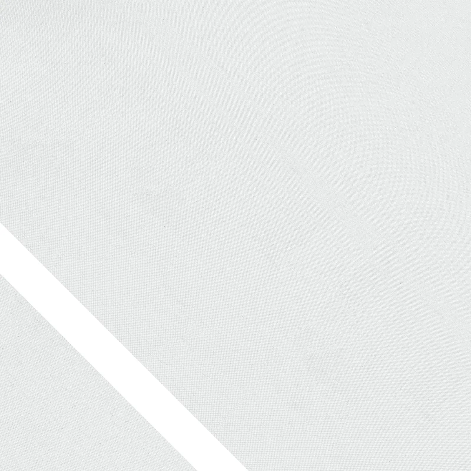 Próbka tkaniny biała półprzezroczysta