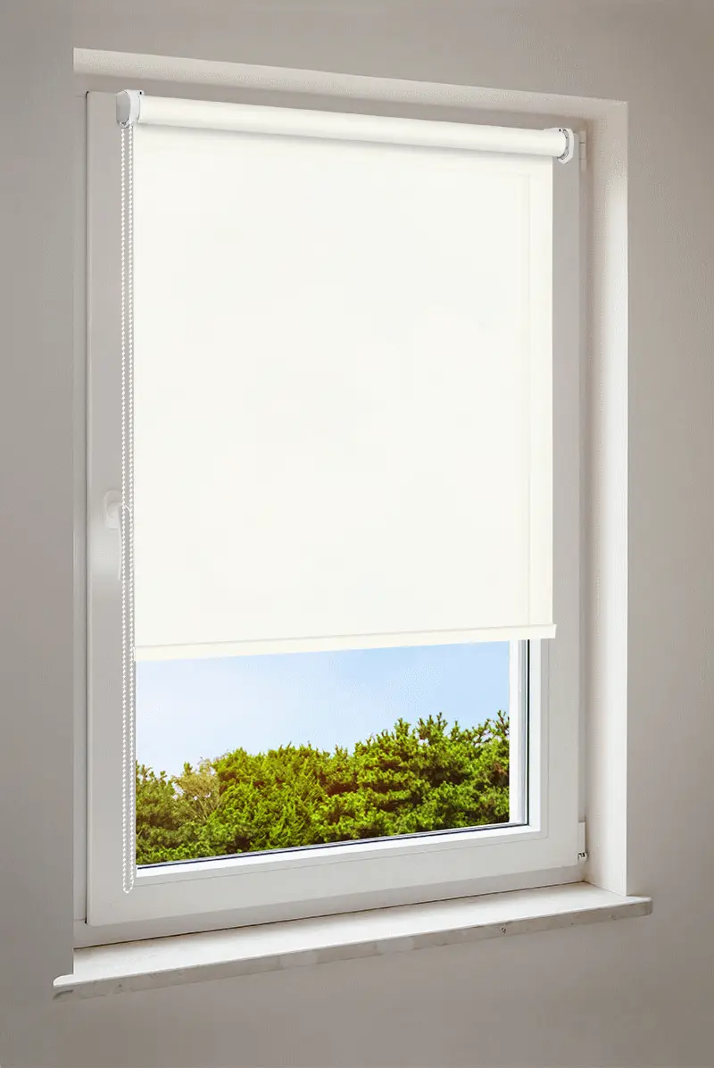 Roleta kremowa | półprzezroczysta