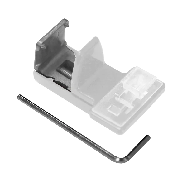 PVC zestaw nośny do plisy Basic