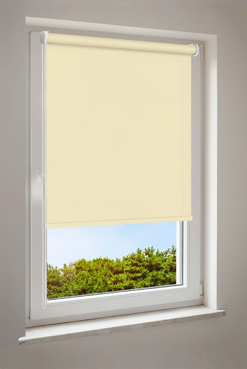 Roleta żółta | półprzezroczysta