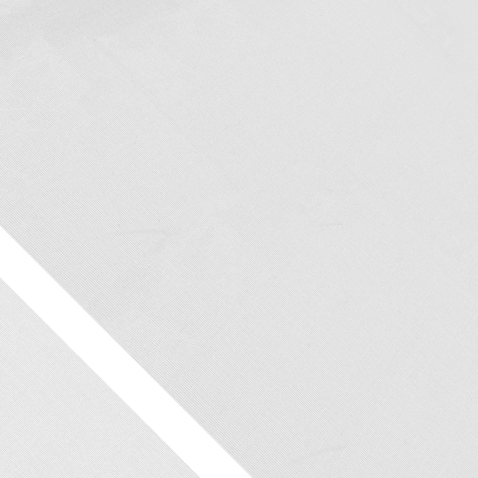 Próbka tkaniny biała półprzezroczysta