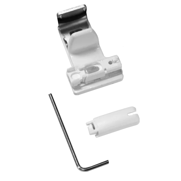 Zestaw uchwytów zaciskowych PVC do plis Cosiflor (bez zatrzasku)