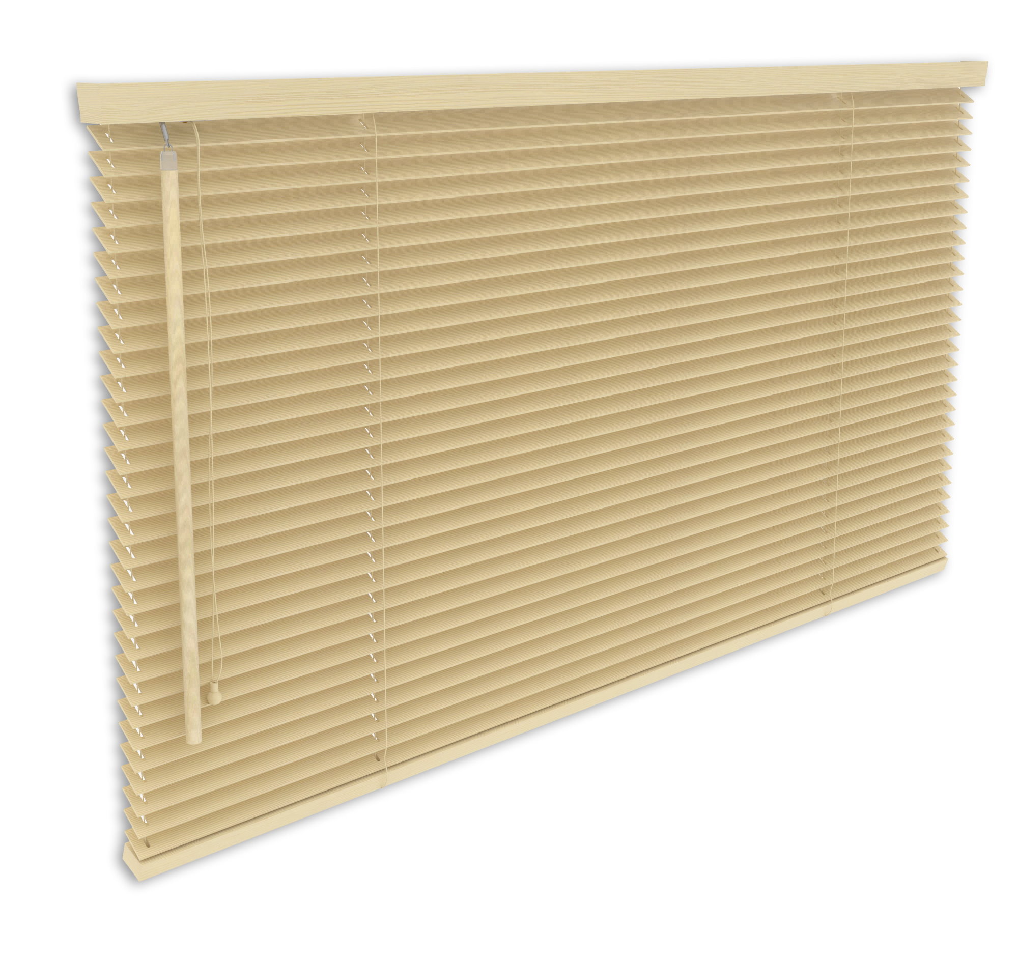 Żaluzja drewniana naturalna 25 mm lamele